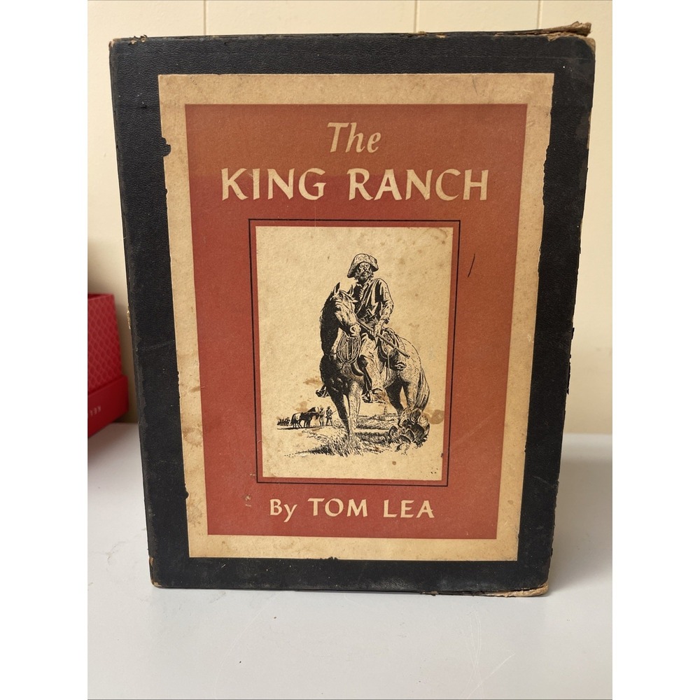 The King Ranch Tom Lea 2 Vol Set 1st Edition 1st Printing W/ Slipcase Texas 1957
